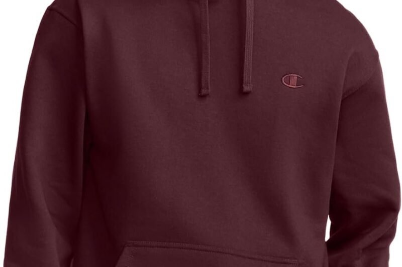 Champion Men’s Pullover Fleece Hoodie, Midweight, C Logo (Reg. Or Big & Tall)